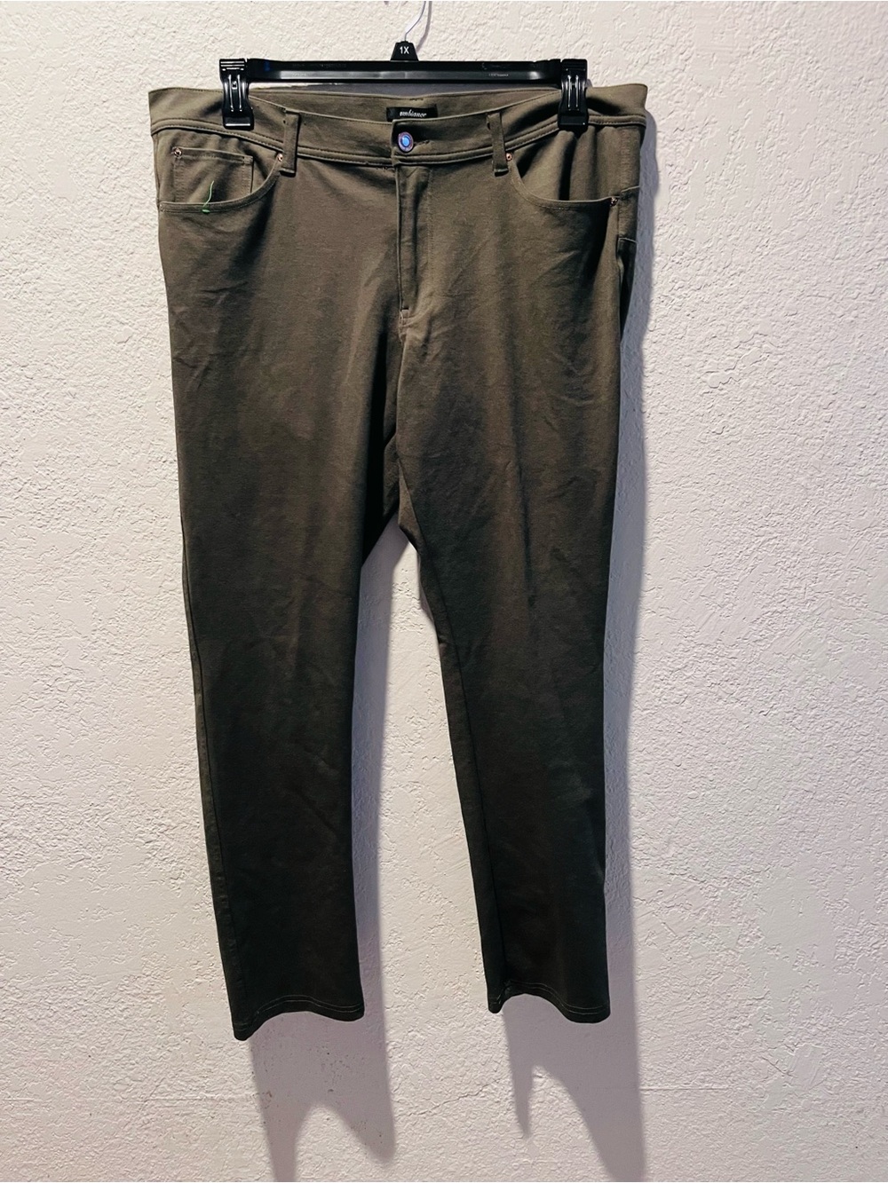 Ambiance Olive Green Skinny Stretch Pants